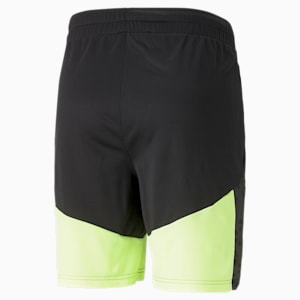 individualCUP Men's Regular Fit Training Shorts, PUMA Black-Fast Yellow, extralarge-IND