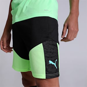 individualCUP Men's Training Shorts, PUMA Black-Fast Yellow