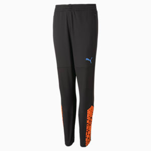 individualCUP Football Training Pants Youth, PUMA Black-Ultra Orange, extralarge-GBR