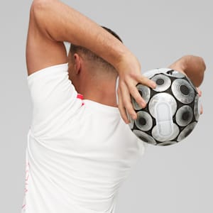 Jersey de futbol para hombre teamLIGA Graphic, PUMA White-Fire Orchid, extralarge