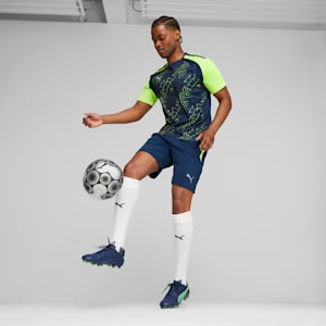 Chandail de soccer teamLIGA Graphic Homme, Persian Blue-Pro Green, extralarge
