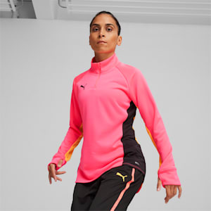 individualBLAZE Women's Football Jacket, Sunset Glow-PUMA Black, extralarge-IND