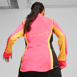 individualBLAZE Women's Football Jacket, Sunset Glow-PUMA Black, extralarge-IND
