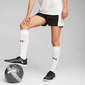 Queen Women's Football Shorts, Electric Blush-Warm White-PUMA Black, extralarge-IND