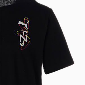 メンズ サッカー NJR ネイマール クリエイティビティ 半袖 Tシャツ, PUMA Black-Fluo Yellow, extralarge-JPN