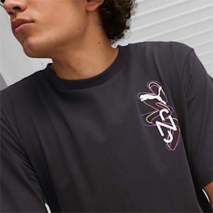 Neymar Jr Creativity Tee Men, PUMA Black-Fluo Yellow