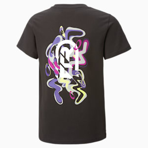 Neymar Jr Creativity Tee Youth, PUMA Black-Fluo Yellow