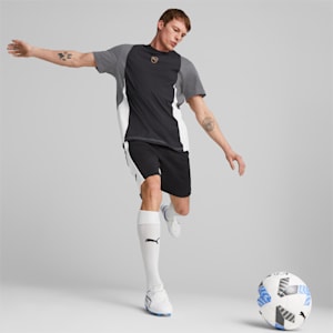 KING Top Football Tee Men, PUMA Black-Shadow Gray-PUMA White