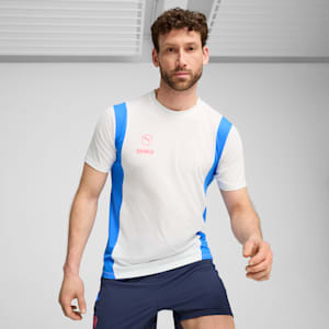 KING Pro Men's Jersey, PUMA White-Bluemazing, extralarge