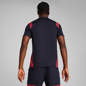Playera de fútbol para hombre KING Pro, New Navy-Dark Crimson, extralarge