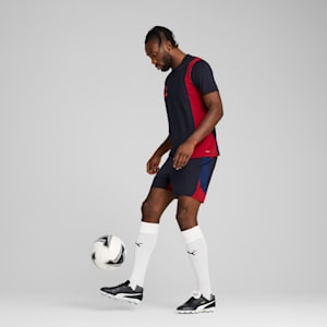 Playera de fútbol para hombre KING Pro, New Navy-Dark Crimson, extralarge