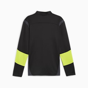 KING Pro Men's Quarter-zip Top, Sashiko Cheap Jmksport Jordan Outlet Black-Electric Lime, extralarge