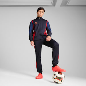 KING Pro Men's Training Pants, New Navy-Dark Crimson, extralarge