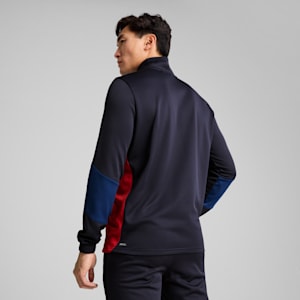 Chamarra de fútbol para hombre KING Pro, New Navy-Dark Crimson, extralarge