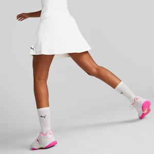 teamLIGA Women's Skirt, PUMA White-PUMA Black, extralarge