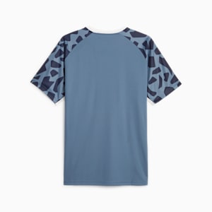 teamLIGA Men's Graphic Shirt, PUMA Navy-China Blue, extralarge