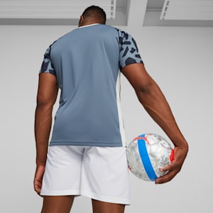 teamLIGA Men's Graphic Shirt, PUMA Navy-China Blue, extralarge