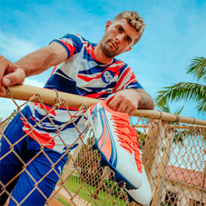 Christian Pulisic Football Jersey Men, Sunblaze-Blazing Blue