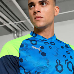 individualCUP Football Men's Jersey, Persian Blue-Pro Green, extralarge-IND