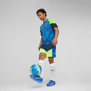 Chandail de soccer individualCUP, Persian Blue-Pro Green, extralarge