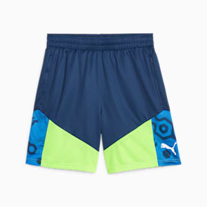 individualCUP Football Shorts, Persian Blue-Pro Green, extralarge-GBR