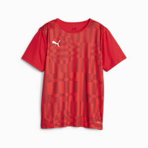 individualRISE Youth Graphic Jersey, PUMA Red-PUMA Black, extralarge-IND