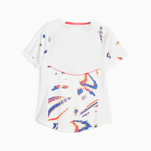 Camiseta de fútbol individualBLAZE para mujer, Fire Orchid-PUMA White, extragrande
