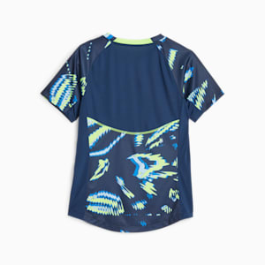 individualBLAZE Women's Soccer Jersey, Persian Blue-Pro Green, extralarge
