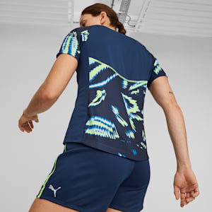 individualBLAZE Women's Soccer Jersey, Persian Blue-Pro Green, extralarge