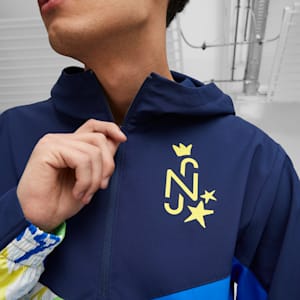 Neymar Jr Men's Football Jacket, Persian Blue-Racing Blue, extralarge-GBR