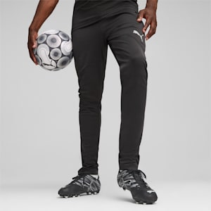 Individual Winterized Men's Football Pants, PUMA Black-Dark Coal, extralarge-GBR