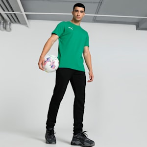 teamGOAL Casuals Men's Football T-shirt, Sport Green-PUMA White, extralarge-IND