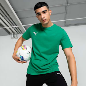 teamGOAL Casuals Men's Football T-shirt, Sport Green-PUMA White, extralarge-IND