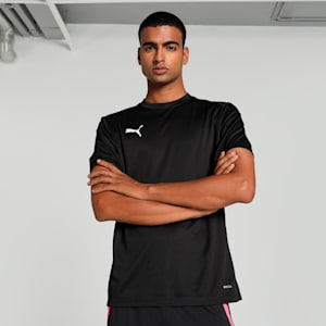 teamGOAL Men's Football Jersey, PUMA Black-PUMA White-Flat Dark Gray, extralarge-IND