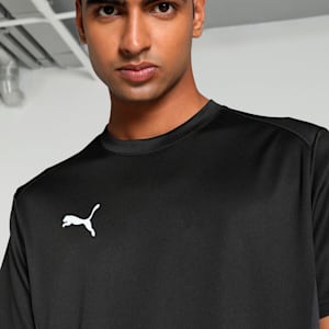 teamGOAL Men's Football Jersey, PUMA Black-PUMA White-Flat Dark Gray, extralarge-IND