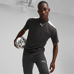 Individual Winterized Men's Football Jersey, PUMA Black-Dark Coal, extralarge-GBR