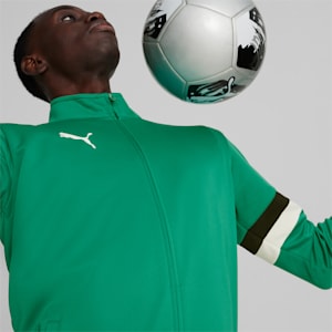 teamRISE Men's Football Tracksuit, Sport Green-PUMA Black, extralarge-IND
