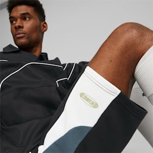 メンズ サッカー キング トップス スウェット ショーツ, PUMA Black-Dark Night-PUMA White