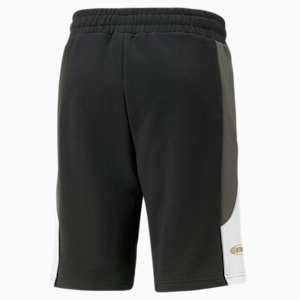 メンズ サッカー キング トップス スウェット ショーツ, PUMA Black-Shadow Gray-PUMA White
