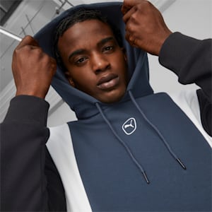 メンズ サッカー キング トップス フーディー, PUMA Black-Dark Night-PUMA White