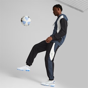 メンズ サッカー キング トップス フーディー, PUMA Black-Dark Night-PUMA White