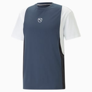 メンズ サッカー キング トップス 半袖 Tシャツ, Dark Night-PUMA Black-PUMA White