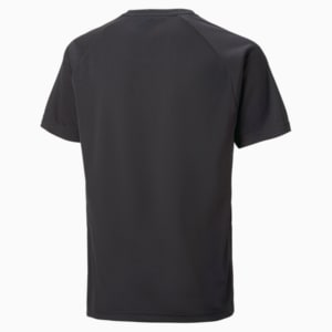 キッズ サッカー TEAMLIGA グラフィック 半袖 シャツ 120-160cm, PUMA Black-asphalt