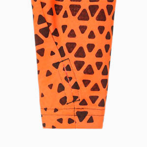 キッズ サッカー INDIVIDUALCUP トレーニング 1/4 ジップ スウェット 120-160cm, PUMA Black-Ultra Orange, extralarge-JPN