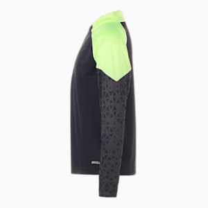 キッズ サッカー INDIVIDUALCUP トレーニング 1/4 ジップ スウェット 120-160cm, PUMA Black-Fast Yellow, extralarge-JPN