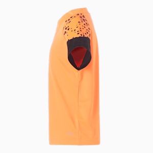 キッズ サッカー INDIVIDUALCUP トレーニング 半袖 シャツ 120-160cm, Ultra Orange-PUMA Black