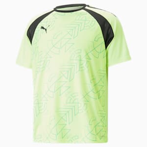 メンズ サッカー TEAMLIGA グラフィック 半袖 シャツ, Fast Yellow-Electric Peppermint