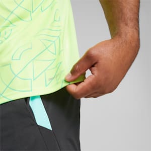 メンズ サッカー TEAMLIGA グラフィック 半袖 シャツ, Fast Yellow-Electric Peppermint