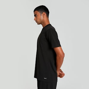 teamRISE Men's Logo Football Jersey, PUMA Black-PUMA White, extralarge-IND