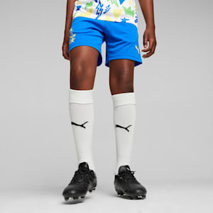 Neymar Jr Stripes Big Kids' Soccer Shorts, Racing Blue, extralarge